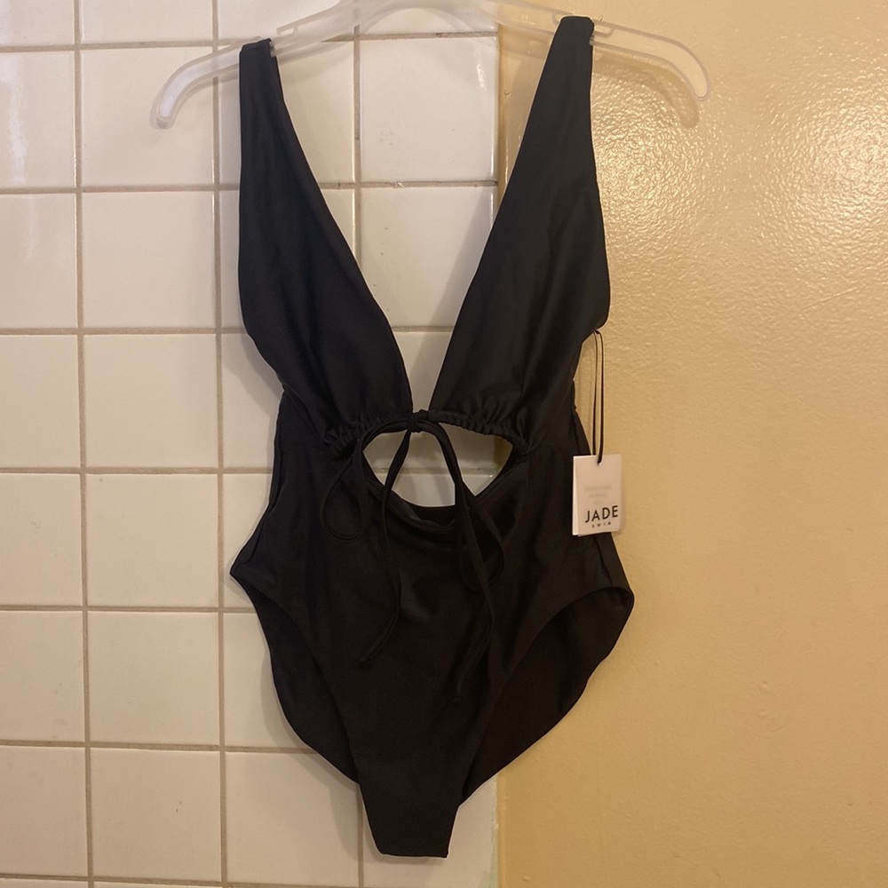 Jade Swim Tie Front Swimsuit